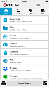 KYOCERA Mobile Print screenshot 0