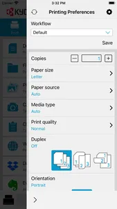 KYOCERA Mobile Print screenshot 5