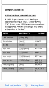 Electrical Calc Elite screenshot 1