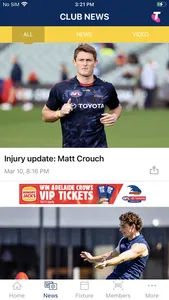 Adelaide Crows Official App screenshot 1