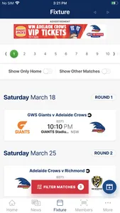 Adelaide Crows Official App screenshot 3