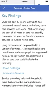 Genworth Cost of Care screenshot 1