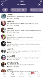 BandFriend - Find Musicians screenshot 1