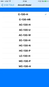 C130 TOLD Calculator: T56-A-15 screenshot 3