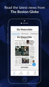 The Boston Globe ePaper screenshot 0