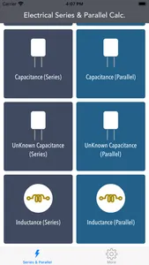 Elec Series & Parallel Calc. screenshot 1