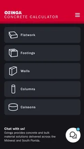 Ozinga Concrete Calculator screenshot 0