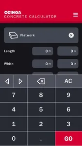 Ozinga Concrete Calculator screenshot 2