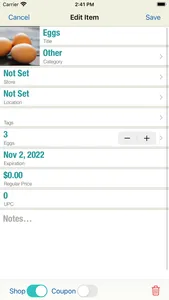 Pantry Manager screenshot 3