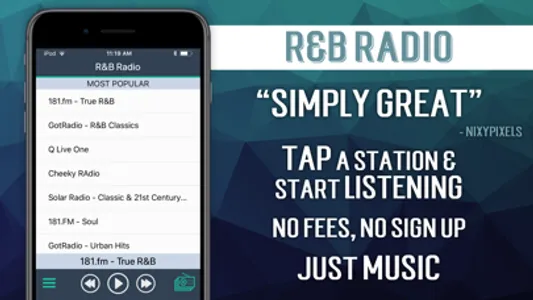 R&B Radio+ screenshot 1