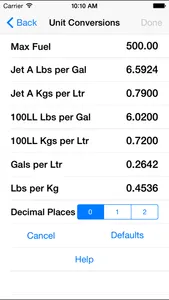 Aviation Fuel Converter screenshot 1