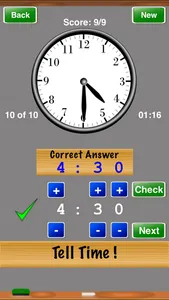 Tell Time ! ! screenshot 0