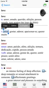 Portuguese English best dictionary screenshot 2