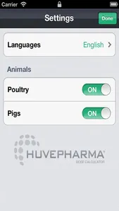 Huvepharma Dose Calculator screenshot 4