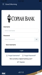 Copiah Bank Mobile Banking screenshot 0