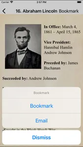 U.S.A. Presidents Pocket Ref. screenshot 2