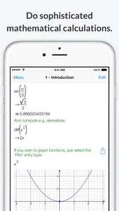 PocketCAS lite for Mathematics screenshot 1