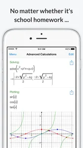 Mathematics with PocketCAS Pro screenshot 1