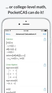 Mathematics with PocketCAS Pro screenshot 2