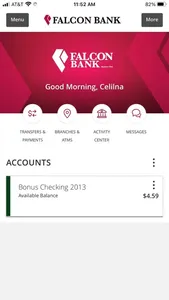 Falcon Bank Mobile Money screenshot 1