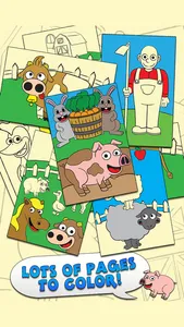 Coloring Farm Tap to Color Fun screenshot 0