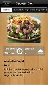 Diabetes Diet - Proper Nutrition for the Diabetic screenshot 2