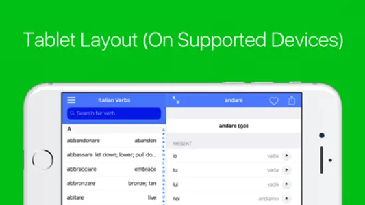Italian Verb Conjugator Pro screenshot 6