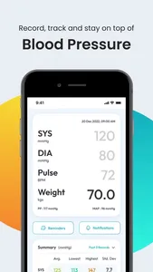 Blood Pressure App SmartBP screenshot 0