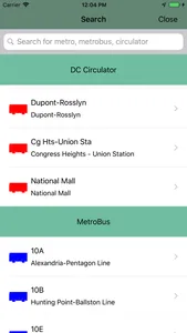 MetroTransit DC screenshot 2