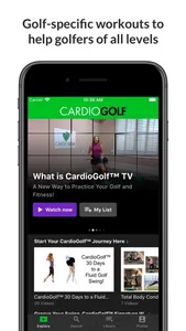 CardioGolf screenshot 1