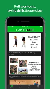 CardioGolf screenshot 2