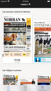 E-tidning Norran screenshot 0