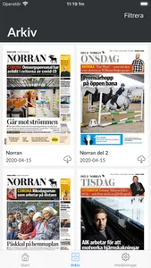 E-tidning Norran screenshot 1