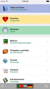 Portuguese / German Talking Phrasebook Translator Dictionary - Multiphrasebook screenshot 0