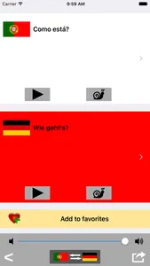 Portuguese / German Talking Phrasebook Translator Dictionary - Multiphrasebook screenshot 2