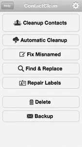 ContactClean - Address Book Cleanup & Repair screenshot 1