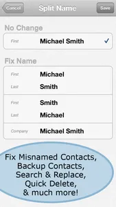 ContactClean - Address Book Cleanup & Repair screenshot 2