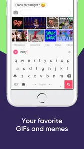 Fleksy- GIF, Web & Yelp Search screenshot 2