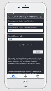 Thermodynamics Calculator screenshot 1