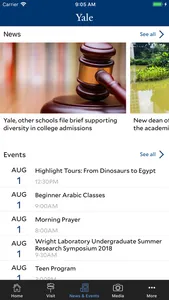 Yale screenshot 2