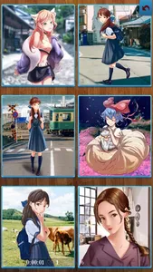 Anime Girls Jigsaw Puzzle screenshot 3