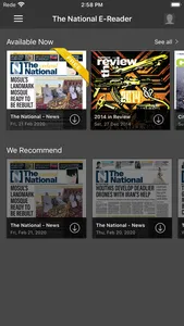 The National E-Reader screenshot 0