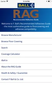 Recommended Adhesives Guide screenshot 0