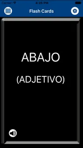Alumno: Spanish Flashcards screenshot 1