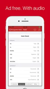 Portuguese Verb Conjugator Pro screenshot 0