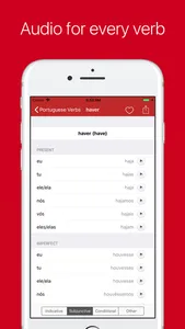 Portuguese Verb Conjugator Pro screenshot 1