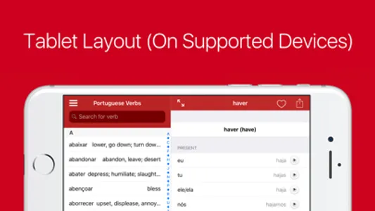 Portuguese Verb Conjugator Pro screenshot 6