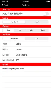 TrackDay for iPhone screenshot 6