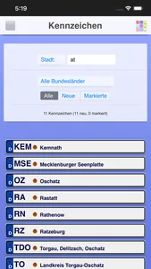 Kennzeichen Lite screenshot 1