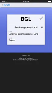 Kennzeichen Lite screenshot 2